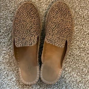 Cheetah print slip on